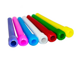 Bag of multicolour long hookah mouth tips