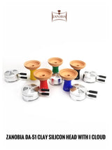 Zanobia Clay and Silicon Hookah Bowl with Heat management