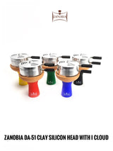 Zanobia Clay and Silicon Hookah Bowl with Heat management