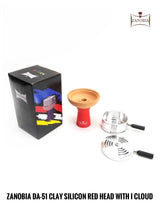 Zanobia Clay and Silicon Hookah Bowl with Heat management