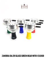 Zanobia Glass Silicon Head With Heat Management Zan/A-29/Gls/Blk/Kit/Head