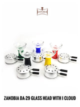 Zanobia Glass Silicon Head With Heat Management Zan/A-29/Gls/Blk/Kit/Head