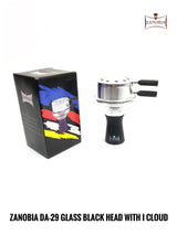 Zanobia Glass Silicon Head With Heat Management Zan/A-29/Gls/Blk/Kit/Head