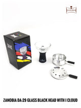 Zanobia Glass Silicon Head With Heat Management Zan/A-29/Gls/Blk/Kit/Head