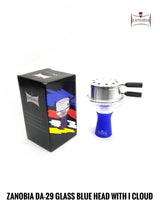 Zanobia Glass Silicon Hookah Bowl with Heat Management (Black)