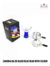 Zanobia Glass Silicon Hookah Bowl with Heat Management (Black)