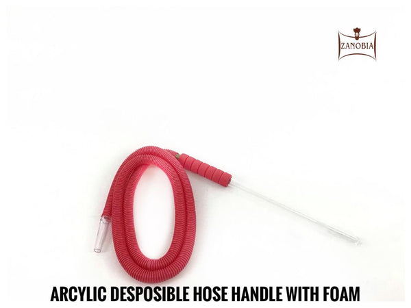 Zanobia Disposable Acrylic Handle Hose Zan/Disp/Foam/Acr/Fom/Hose