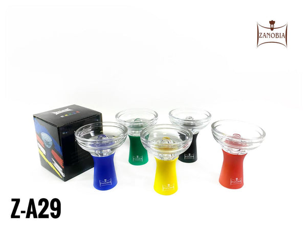 Zanobia Glass Silicon Hookah Bowl Z-A29