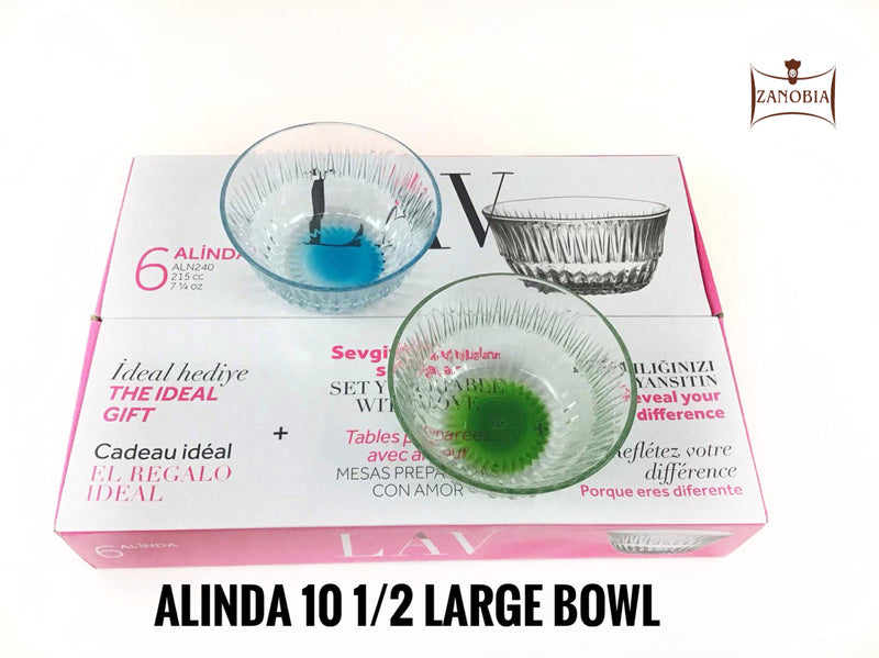 Lav Alinda Bowl Glassware Zan/Alinda/Bowl/House