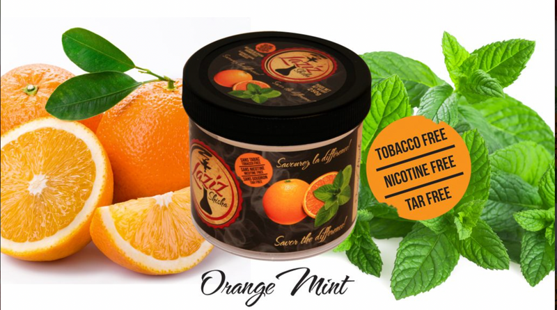 Laziz Herbal Hookah Molasses - Orange Mint
