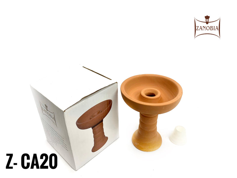 Zanobia Medium Clay Hookah Bowl Ca020