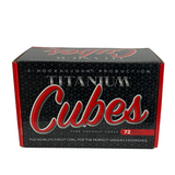 Titanium Cubes 72 Cube Coconut Charcoal Box