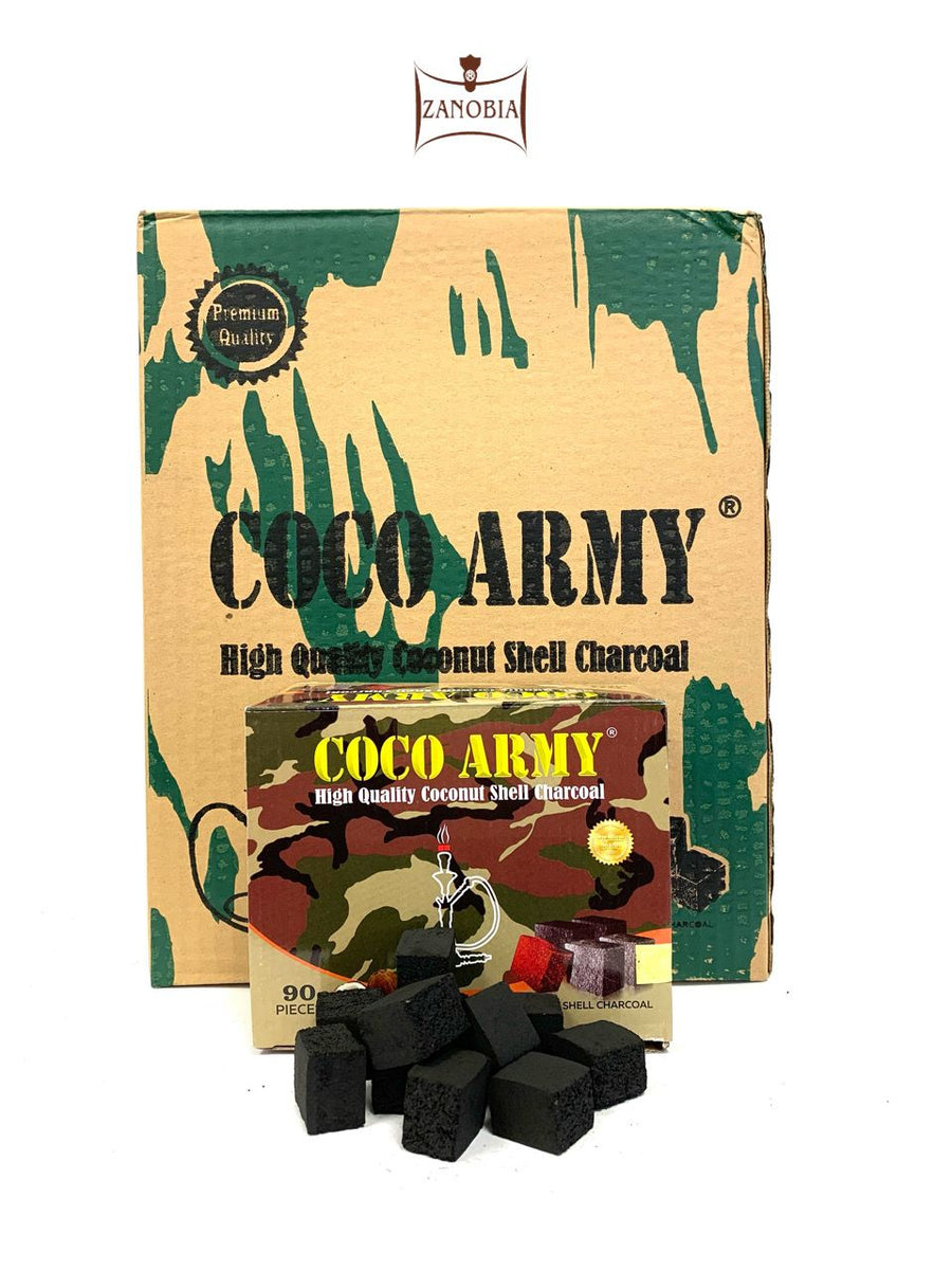 Coco Army 90pcs coconut charcoal – Hookah Time