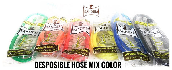 Zanobia Disposable Hose Mix Colors Zan/Disp/Pls/Hose